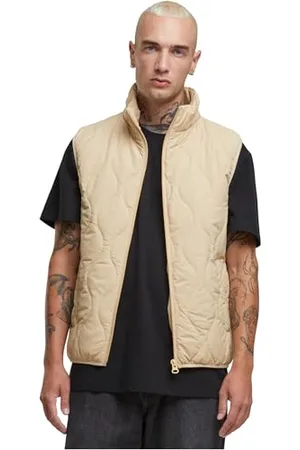 Urban classics Męska kamizelka męska Super Light Bubble Vest, lekka pikowana kamizelka dla mężczyzn, slim fit, , S