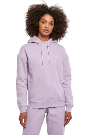 Urban classics Damska bluza z kapturem Organic Hoody, liliowa, 3XL