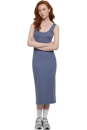 Urban classics Damska sukienka Rib Top Dress, , XL