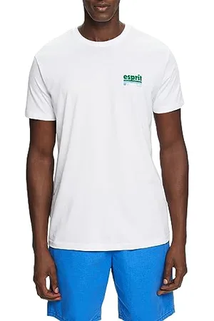 ESPRIT Męska koszulka 043CC2K301, 100/biała, S, , S