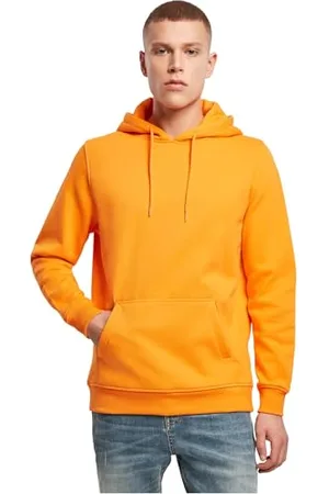 Build Your Brand Męska bluza z kapturem Heavy Hoody dla mężczyzn, jednokolorowa z kieszenią typu kangur i ściągaczami, rozmiar od XS do 5XL, dostępna w wielu kolorach, , XL