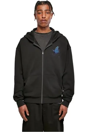 Mister Tee Męska bluza z kapturem Grid Head Butterfly Oversize M Black, , M