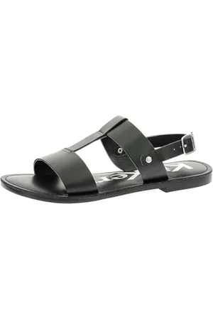 Kickers Damskie DINES płaskie sandały, czarne, 36 EU, , 36 EU