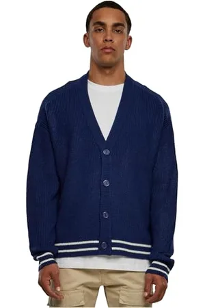 Urban classics Męski sportowy sweter bokserski, Spaceblue, M