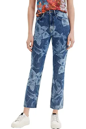 Desigual Damskie Antoni, 5053 Denim Medium Wash, , 40
