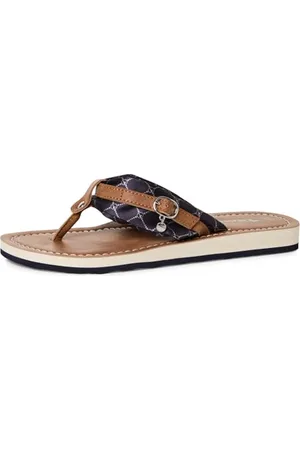 Tamaris Damskie klapki 1-27109-42, granatowe/logo, 38 EU, , 38 EU