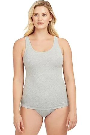 Spanx Cotton Control Tank, damski tank top, Heathergrey, M