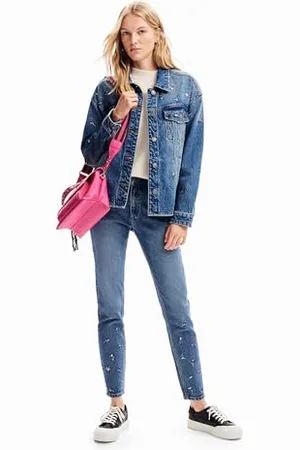 Desigual Denim_VIENA, 5053 Denim Medium Wash, 36, , 36