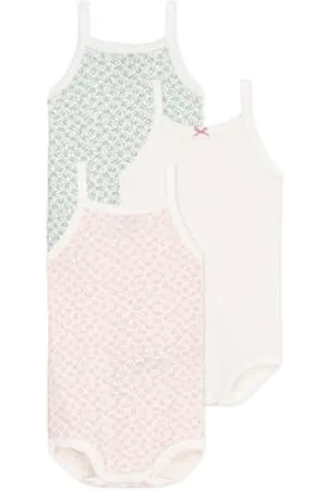 Petit Bateau Body na ramiączkach dla dziewczynek (3 sztuki), , 3 Jahre