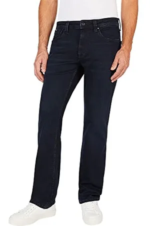 Pepe Jeans Męskie dżinsy Kingston Zip Relaxed Fit Mid Rise Used Blue, , 31W / 34L