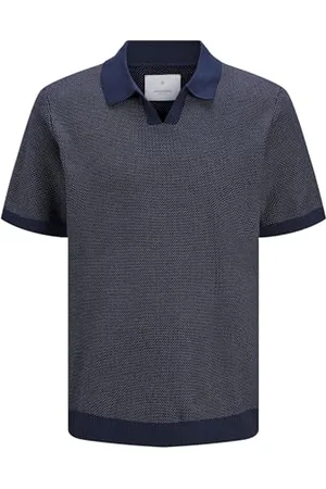 JACK & JONES Męska koszulka polo Ceaston Knit