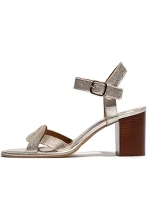 Fly London Damskie sandały MOJI263FLY, srebrne/złote, 40 EU, , 41 EU