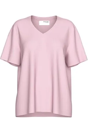 SELECTED Slfessential SS V-Neck Tee Noos, , XS