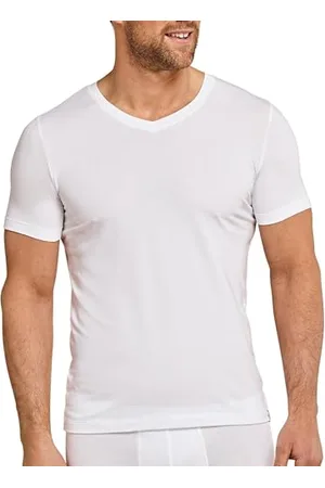 Schiesser Herren Unterhemd V-Ausschnitt atmungsaktiv und weich - Long Life Soft