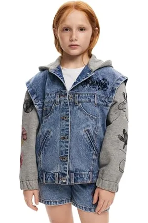 Desigual EXT_PEARL_MI, 5007 DENIM LIGHT WASH, 7/8, , 8 lat