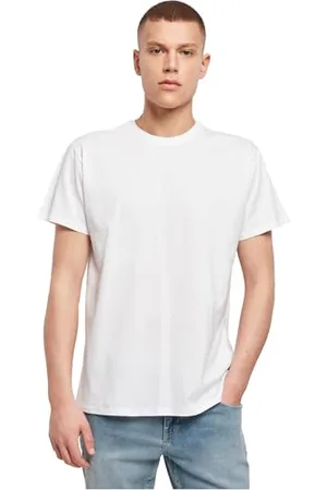 Build Your Brand Męski T-shirt Basic Tee z okrągłym wycięciem pod szyją dla mężczyzn, dostępny w 3 kolorach, rozmiary XS - 5XL, , M