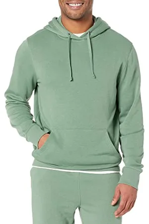 Amazon Męska lekka bluza z kapturem z długim rękawem French Terry (dostępna w dużych i wysokich), , L