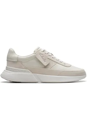 Clarks Premium Męskie rzemiosło Pace, biała skóra, 8 UK, Biała skóra, 40.5 EU