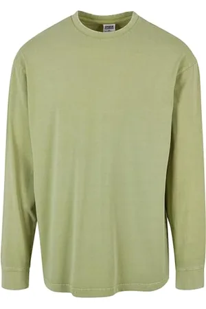 Urban classics Męska koszulka z długim rękawem Heavy Boxy Acid Wash, , XXL