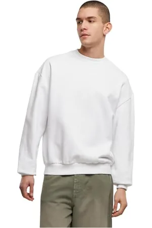 Build Your Brand Męska bluza z okrągłym dekoltem z grubej bawełny, , 5XL