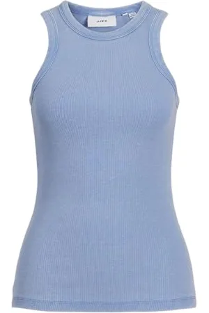 JACK & JONES Damska koszulka Jxforest STR Sl Wash Rib Top JRS, , L