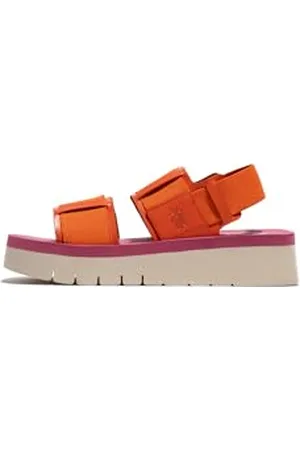 Fly London Damskie sandały SORU277FLY Scarlet/Orange/Lilac, 9 UK, , 9 UK