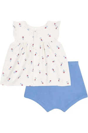 Petit Bateau 2-częściowy zestaw dla dziewczynek, , 6 miesięcy