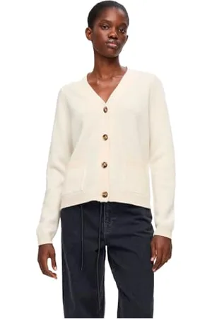 SELECTED SLFANA LS KNIT CARDIGAN NOOS, , S