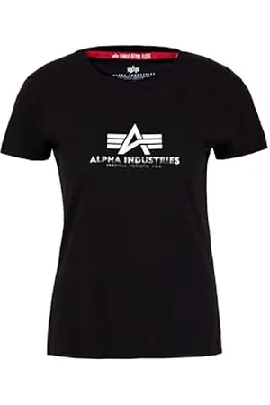Alpha Industries Damska koszulka New Basic T Wmn Foil Print z krótkim rękawem, , XS