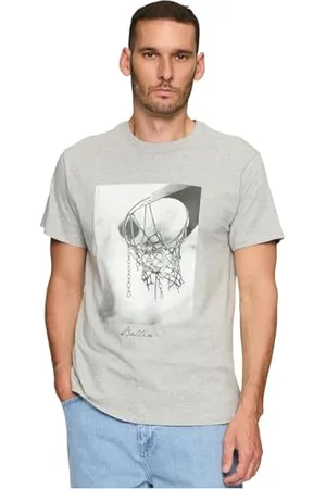 Mister Tee Męska koszulka Ballin 2.0 XL Heather Grey, , XL