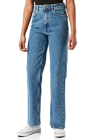 ONLY Damskie jeansy Onlcamille Life Ex Hw Wide DNM Noos, Średni niebieski dżins, 29W / 34L