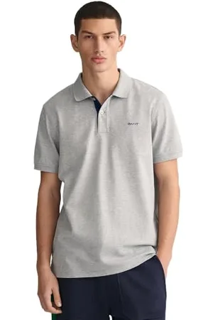 GANT Męska koszulka polo REG Contrast Pique SS Rugger, , standardowa, , S