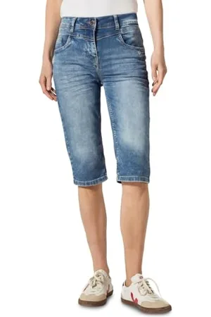 CECIL Style Toronto szorty STRAIGHTMid Blue 15, , 34