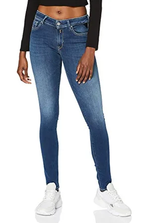 Replay New Luz Hyperflex Re-Used Jeans Damskie, , 23W / 32L