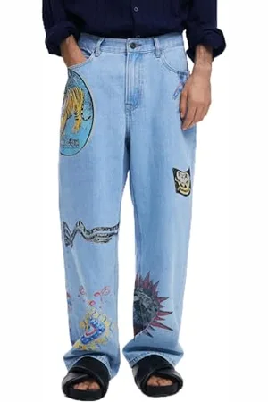 Desigual Denim_King, 5053 Denim Medium Wash, 32, , 30