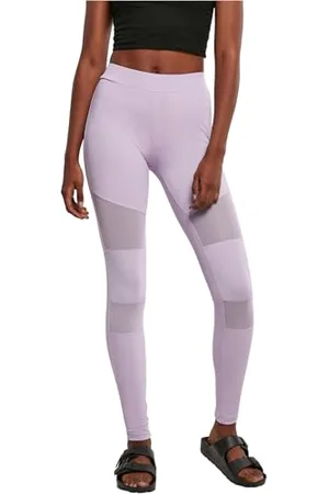 Urban classics Legginsy z siatką techniczną dla kobiet, , XXL