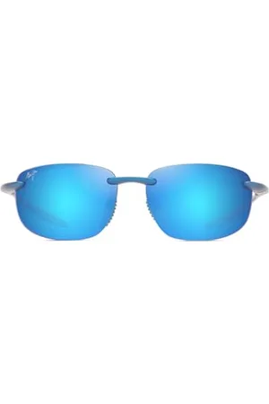 Maui Jim Hookipa Ultra Sunglasses, Metal Matte Blue, 63-15-140 Unisex, , 63-15-140