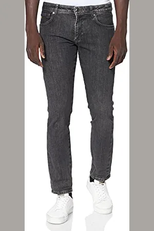 Hackett Męskie spodnie Wiser WASH Grey Denim Pants, 945GREY, 35, , 35W