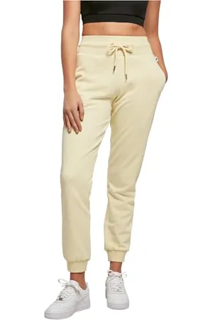 Urban classics Damskie organiczne spodnie dresowe z wysokim stanem, , S