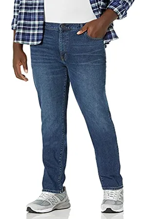 Amazon Męskie dżinsy Skinny-Fit Stretch Medium Wash, 34W x 32L