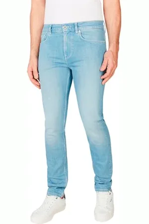 Pepe Jeans Męskie dżinsy SLIM, niebieskie (Denim - NC7), 32W/32L, , 32W / 32L