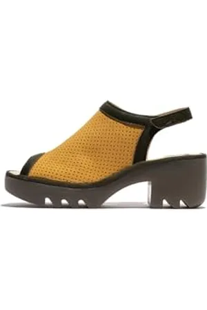 Fly London Sandały damskie TEIF577FLY, Bumblebee/Khaki, 8 UK, , 41 EU