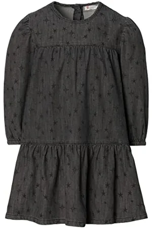 Noppies Kids Dziewczęca sukienka z długim rękawem Kidsgrove sukienka dziecięca, Dark Grey Wash-P530, 98