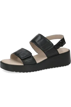 Caprice Damskie 9-28307-44 płaskie sandały, czarne nappa, 41 EU, , 41 EU