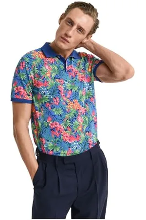 GANT Printed SS Polo, , XL