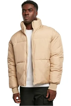 Urban classics Damska krótka kurtka puchowa, beżowy (Unionbei), 4XL