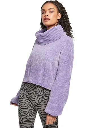 Urban classics Damska bluza z krótkim rękawem Chenille, , XXL