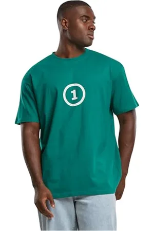 Mister Tee Męski T-shirt bez kołnierza, , M, , M
