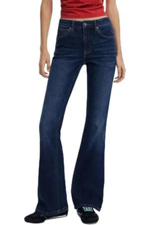 Desigual Denim_KUSAMA, 5053 Denim Medium Wash, 38, , 36