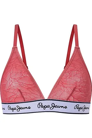 Pepe Jeans Damski biustonosz siatkowy, Czerwony (czerwony), XL